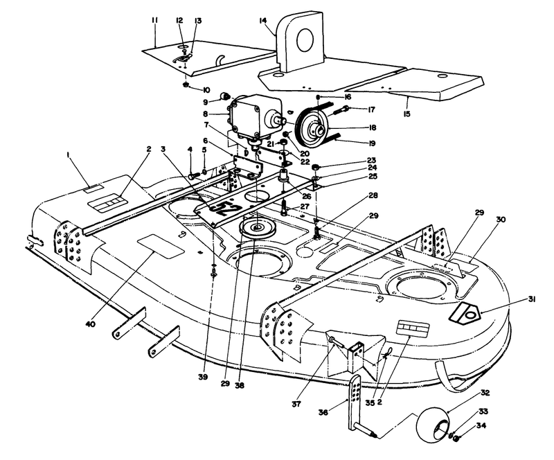 Cutting Unit Model No 30753 continued