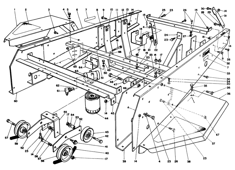 Frame and Jackshaft Assembly