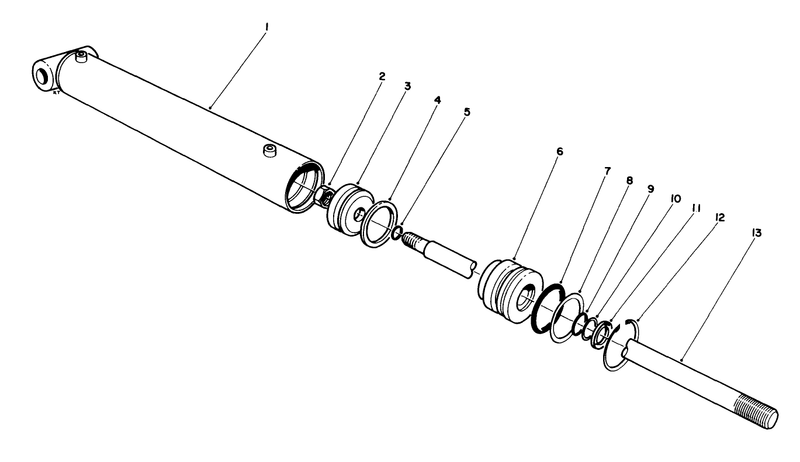 Hydraulic Lift Cylinder No 54 0150