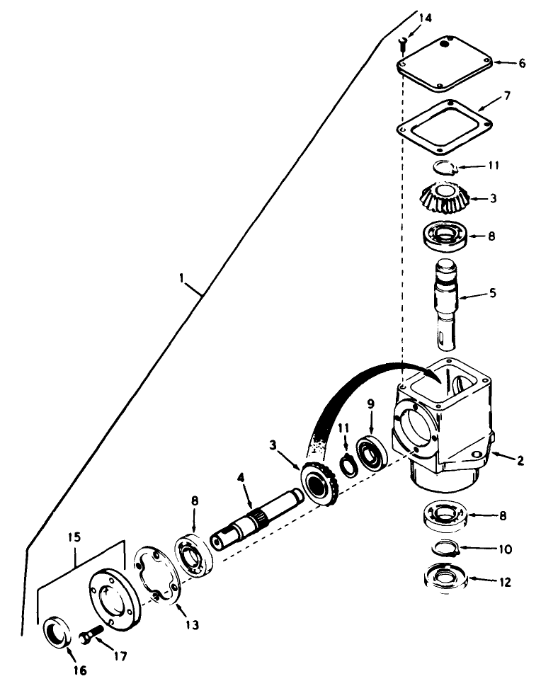 Cutting Unit Model No 30544 continued Right Angle Drive Head No 54 2320