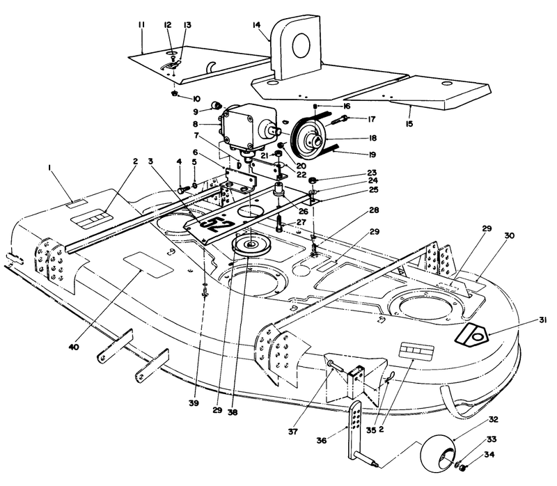 Cutting Unit Model No 30753 continued