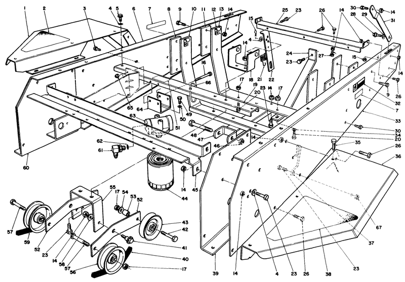 Frame and Jackshaft Assembly
