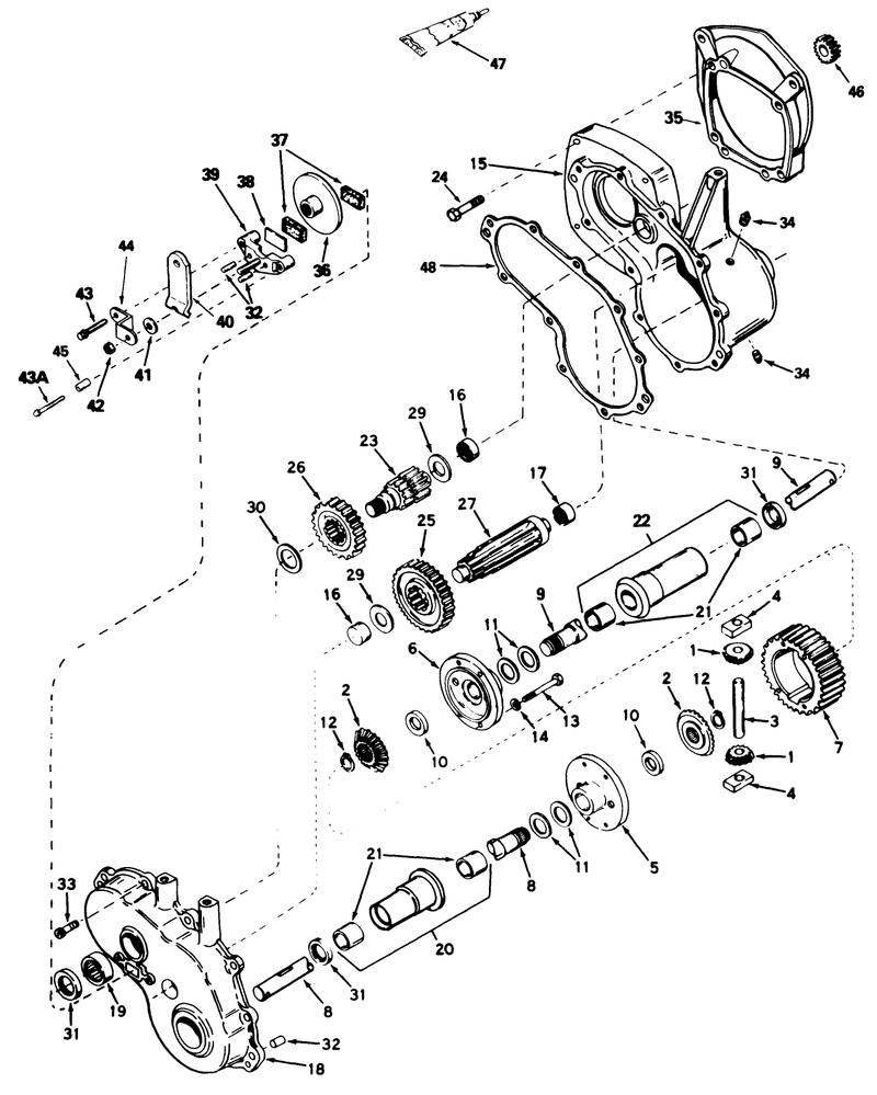 Gear Reduction and Differential No 1310 001a