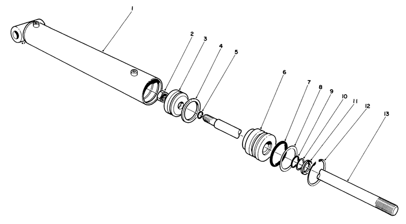 Hydraulic Lift Cylinder No 54 0150