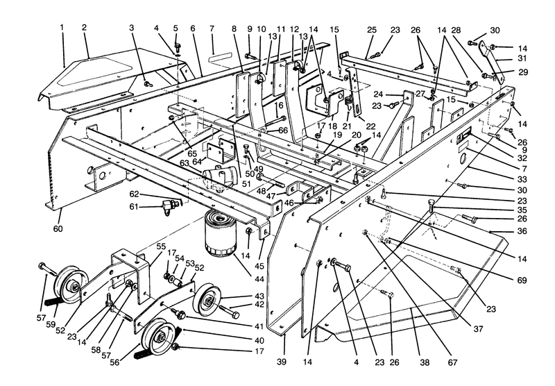 Frame and Jackshaft Assembly