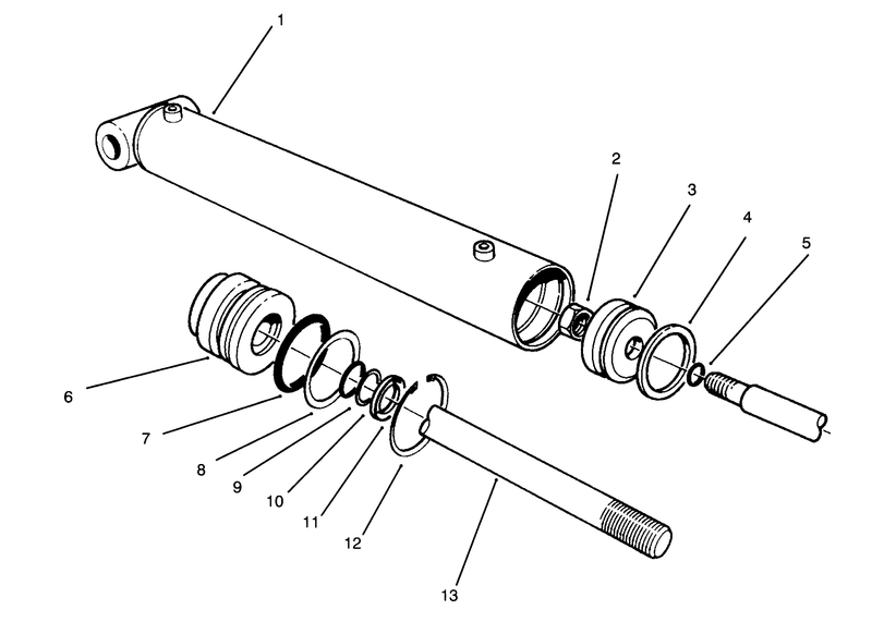 Hydraulic Lift Cylinder No 54 0150
