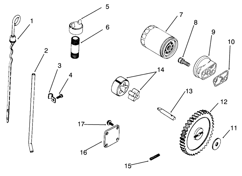Oil Dip Stick Filter and Pump