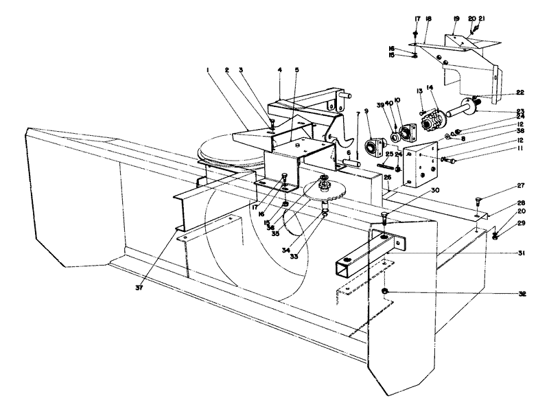 Lift Arm and Power Take Off Assembly