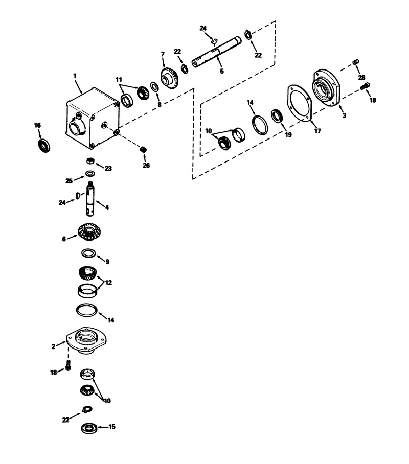 Gear Box Assembly Model No 1100 010