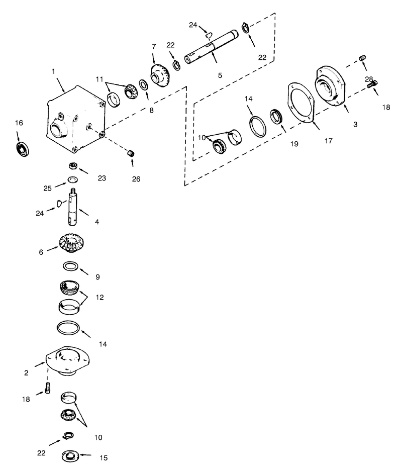 Gearbox Assembly No 1100 010