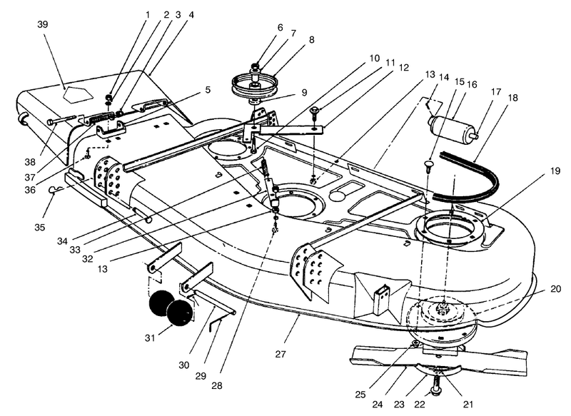 Deck and Spindle Assemblycontinued