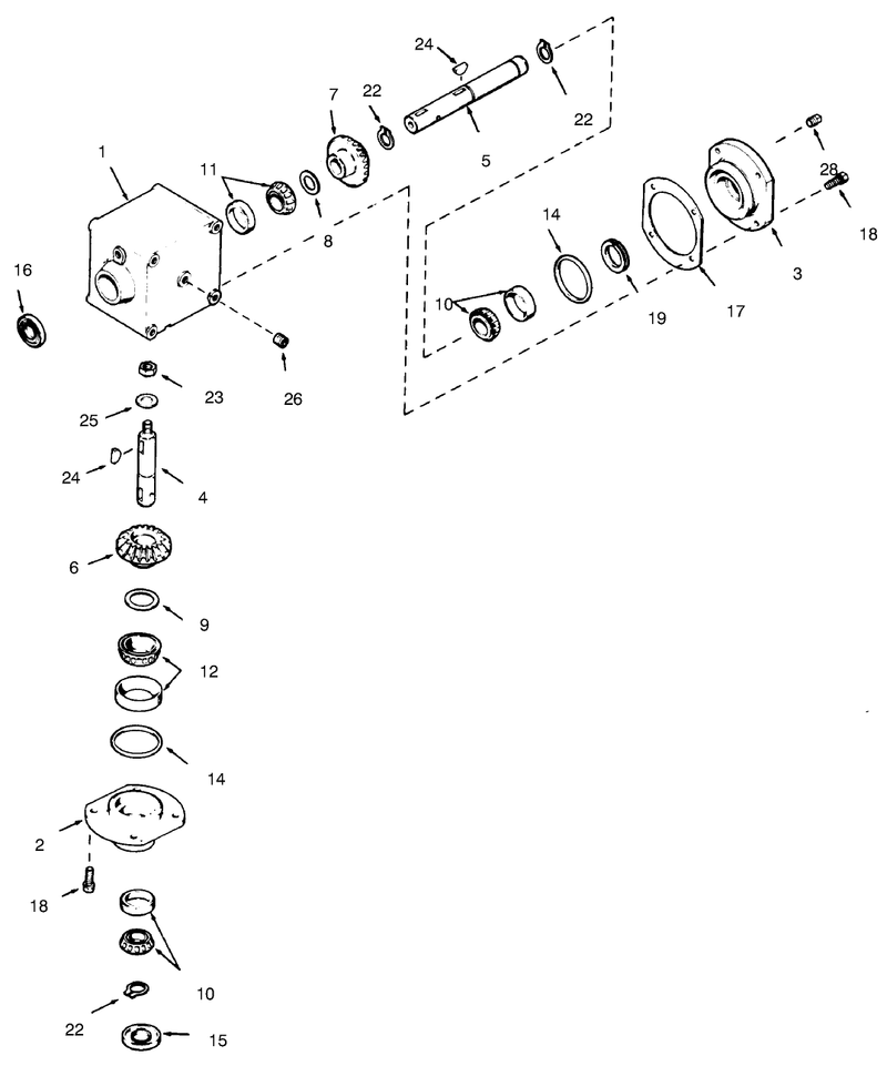 Gearbox Assembly No 1100 010