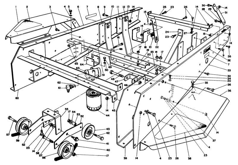 Frame and Jackshaft Assembly