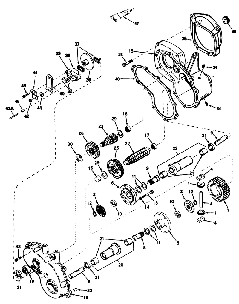 Gear Reduction and Differential No 1310 001a