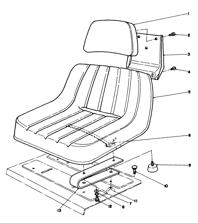 Standard Seat Kit Model No 30746 optional