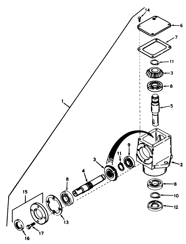 Cutting Unit Model No 30544 continued Right Angle Drive Head No 54 2320