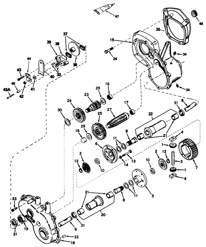 Gear Reduction and Differential No 540070