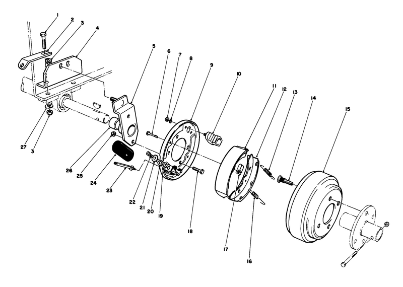 Brake Kit Model No 30758 optional