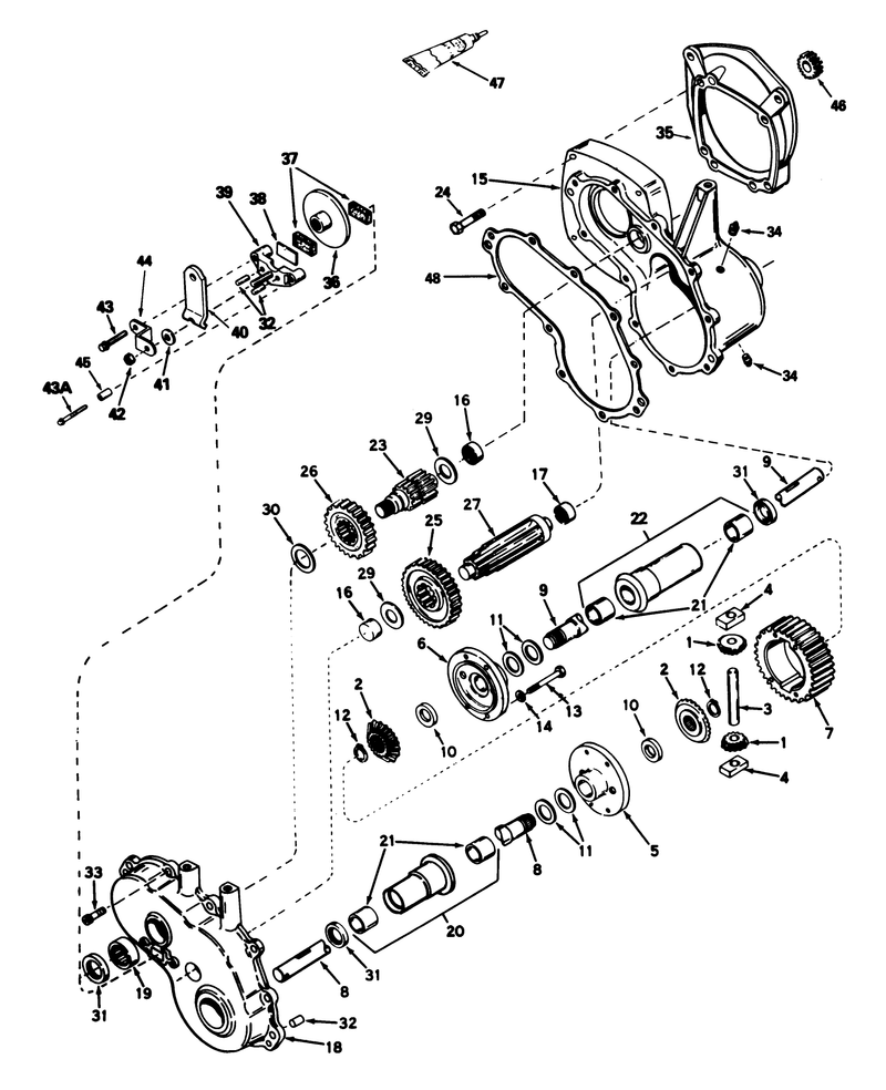Gear Reduction and Differential No 1310 001