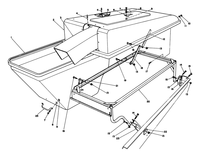 Grass Collection System Model No 30751 optional continued