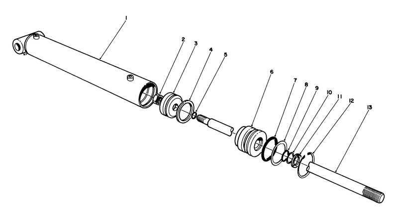 Hydraulic Lift Cylinder No 54 0150