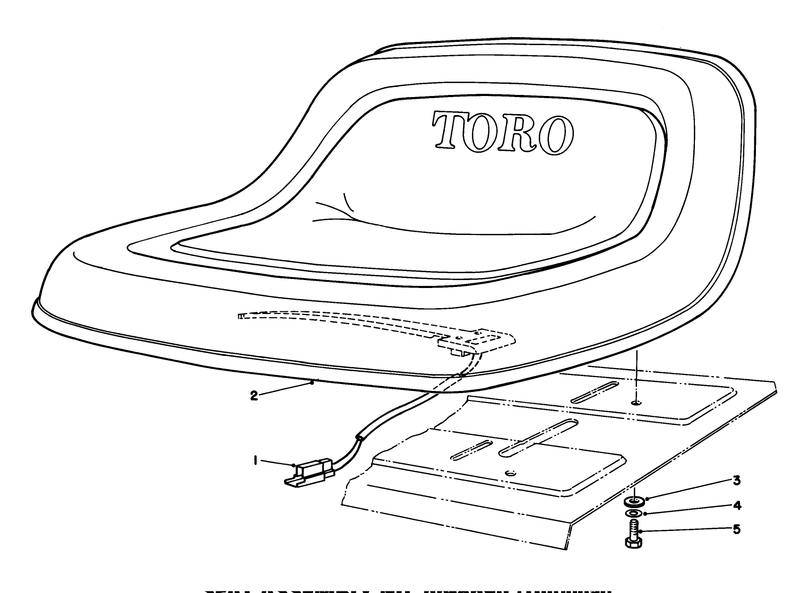 Seat Assembly No 55 8690 optional