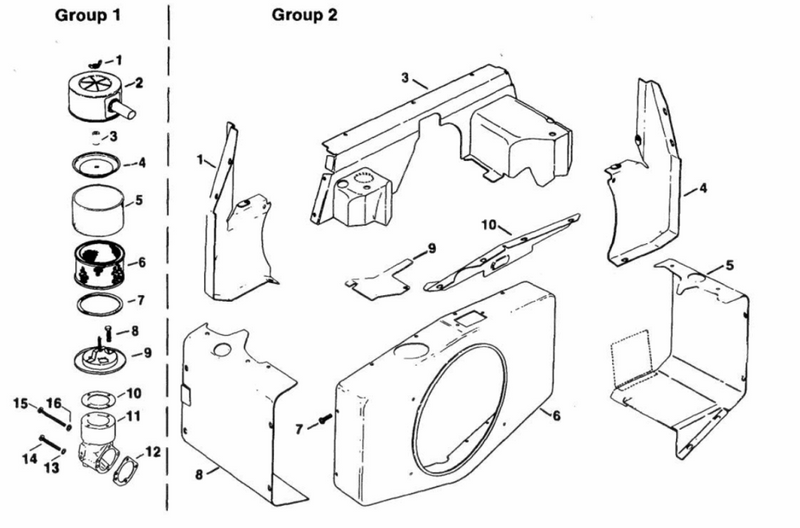 Breather and Vent Engine Kohler Model No Kt17qs Type No 24324