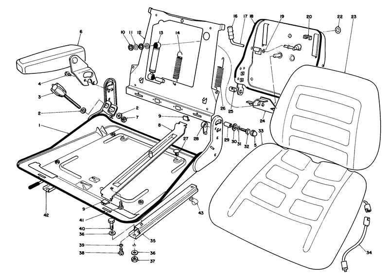 Deluxe Suspension Seat Kit Model No 30756 optional