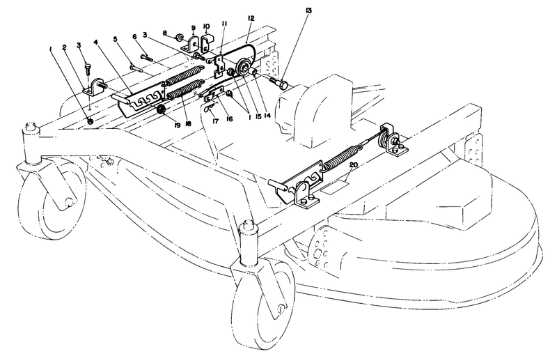 Flotation Kit Model No 30759 optionalfor Cutting Units Model No 30544 and 30753