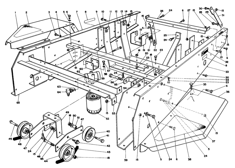 Frame and Jackshaft Assembly