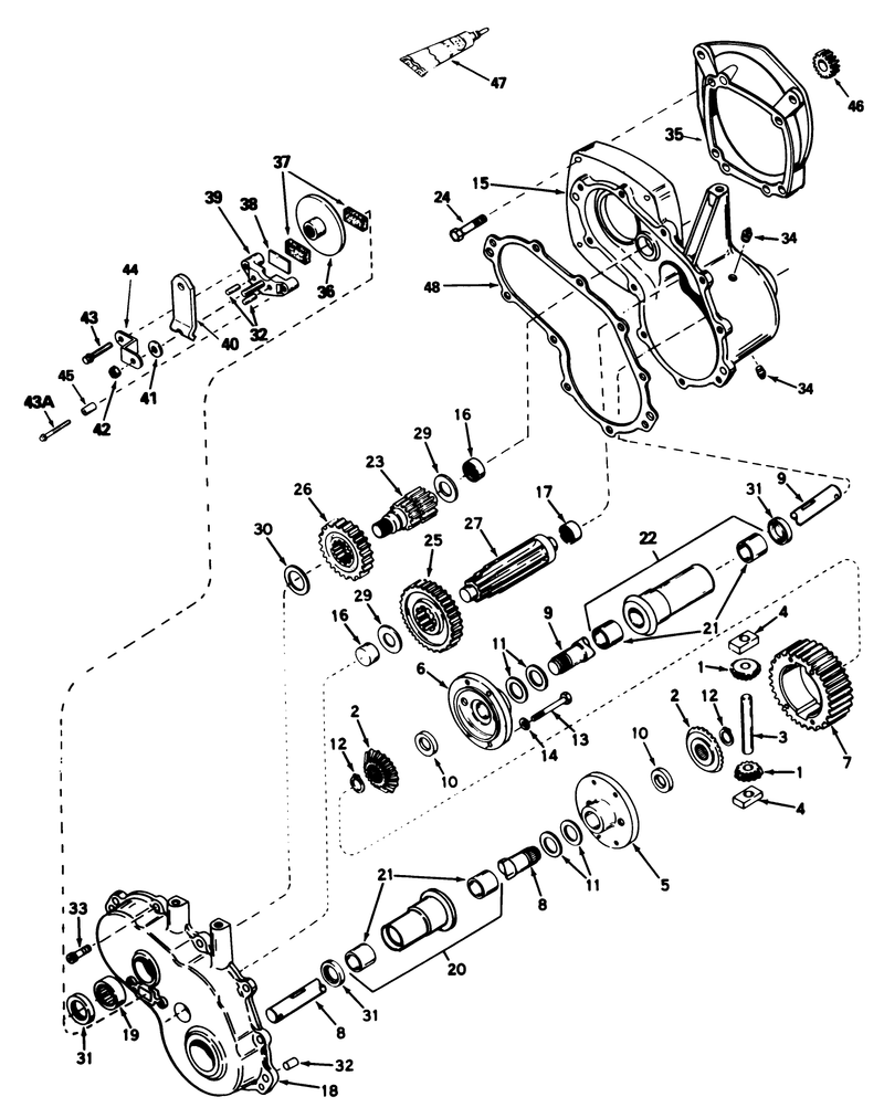 Gear Reduction and Differential No 1310 001