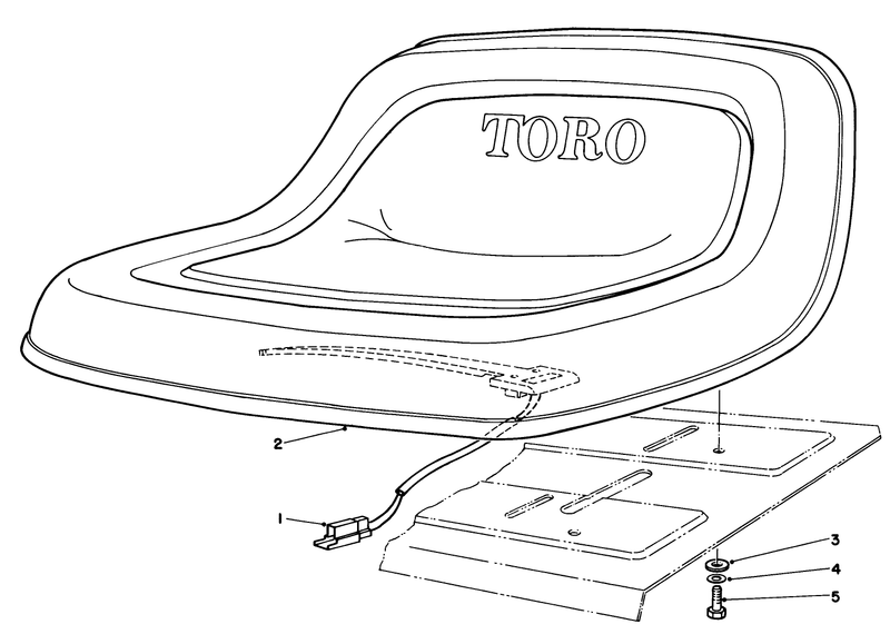 Seat Assembly No 55 869o optional