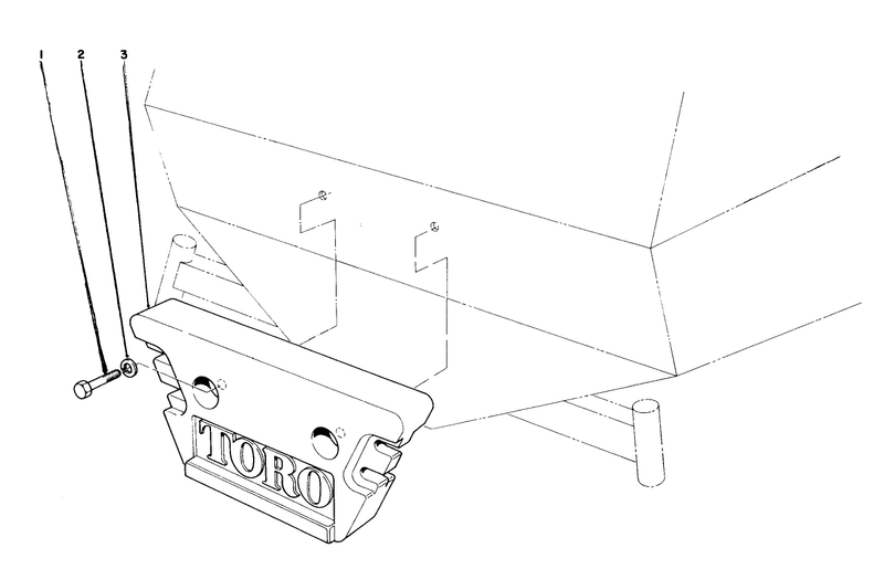 Cutting Unit Model No 30768 continued Rear Weight optional