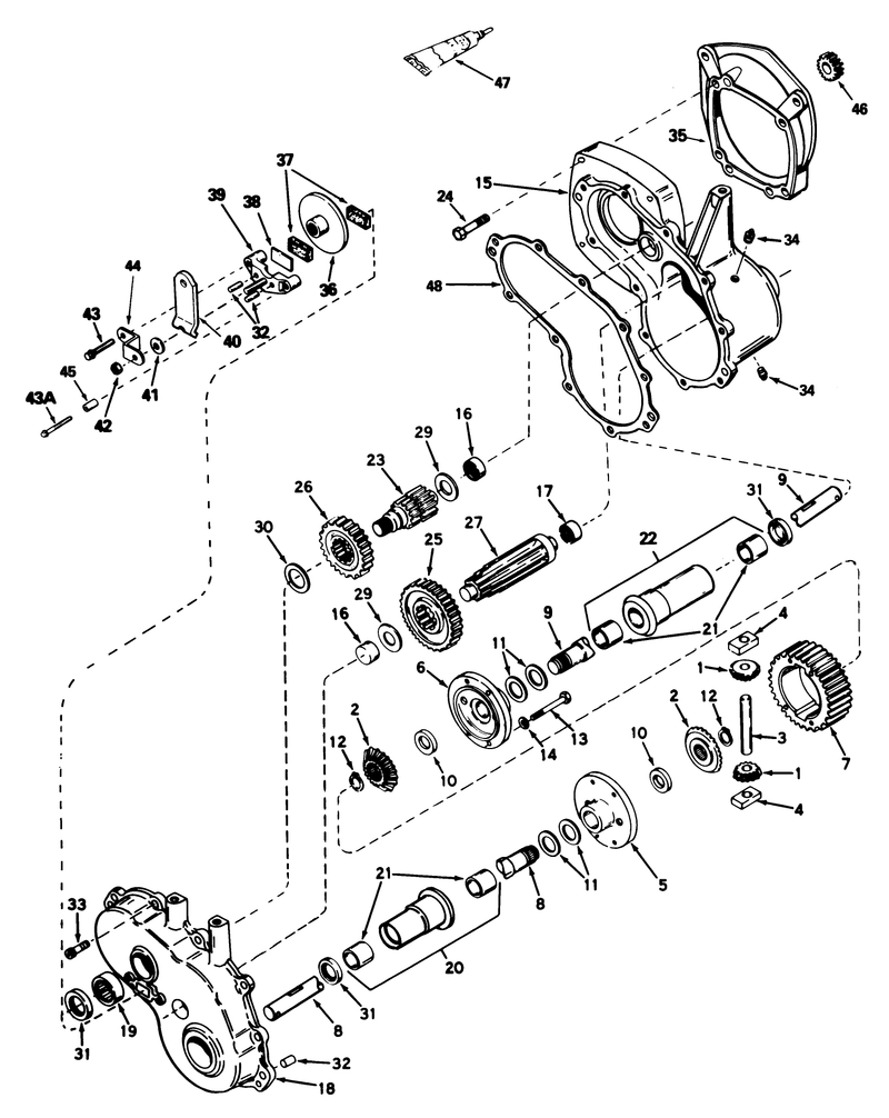 Gear Reduction and Differential No 1310 001a