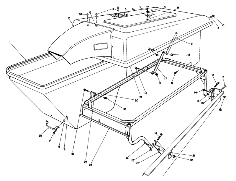 Grass Collection System Model No 30576 optional continued