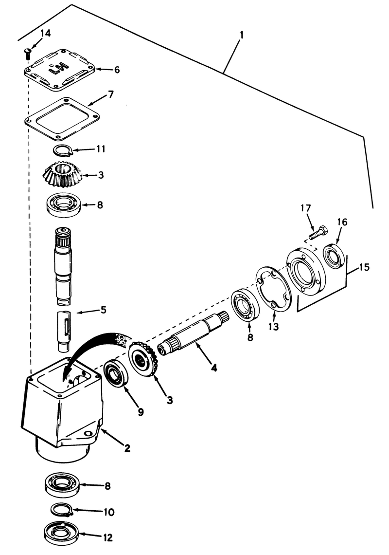 Grass Collection System Model No 30751 and 30576 optional continued Gear Box Assembly Model No 4398 P91