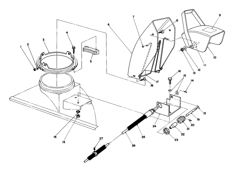 44in Snow Thrower Model No 30761 optional continued