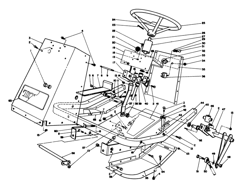 Frame and Steering Assembly