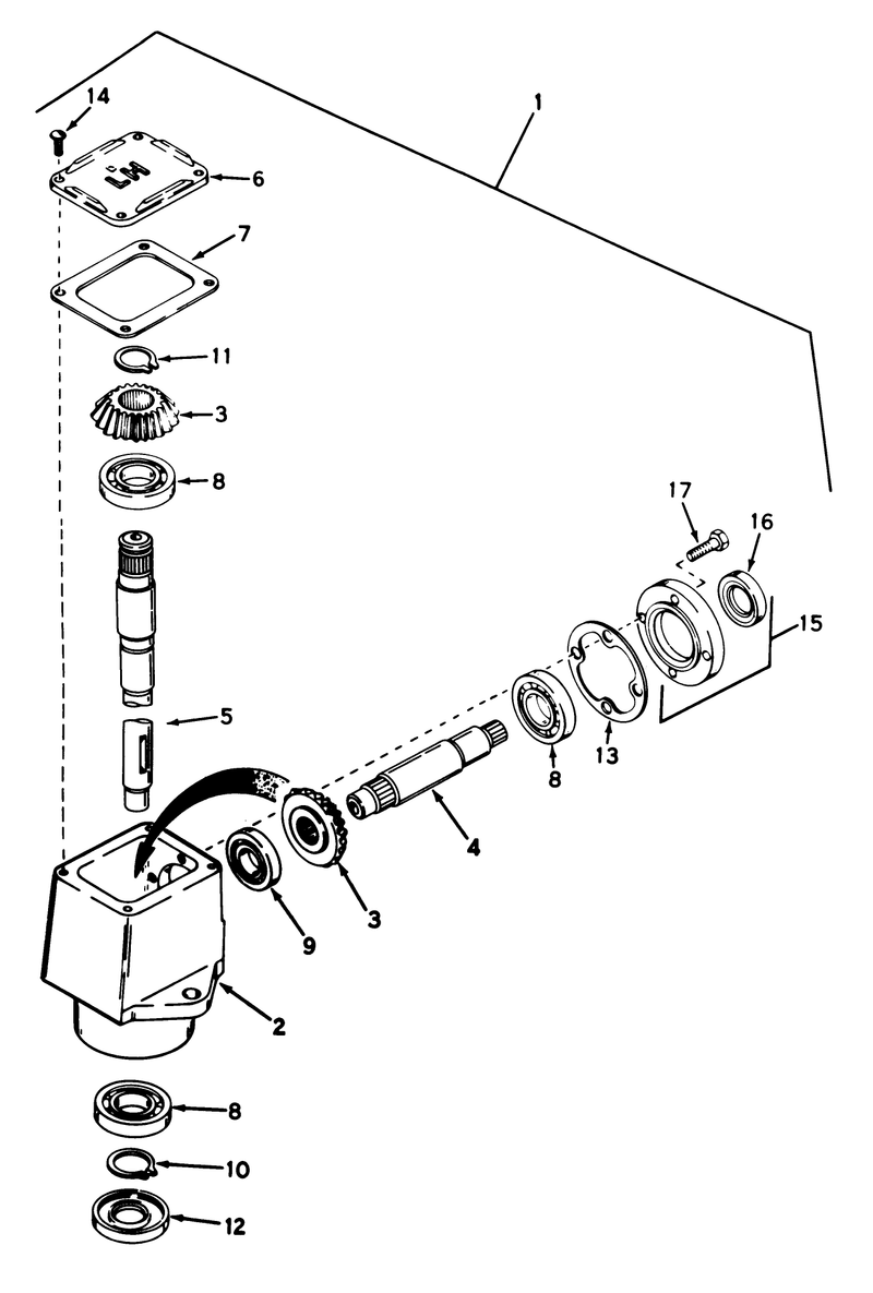 Grass Collection System Model No 30751 and 30576 optional continued Gear Box Assembly Model No 4398 P91