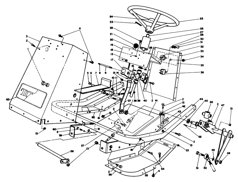 Frame and Steering Assembly