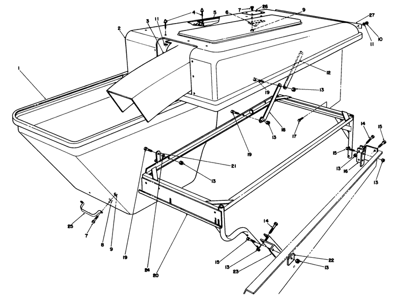 Grass Collection System Model No 30751 optionalcontinued
