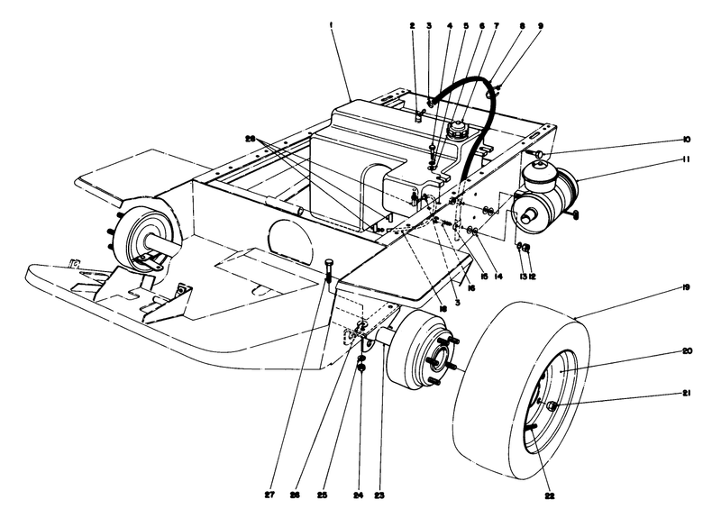Gas Tank And Air Cleaner Assembly