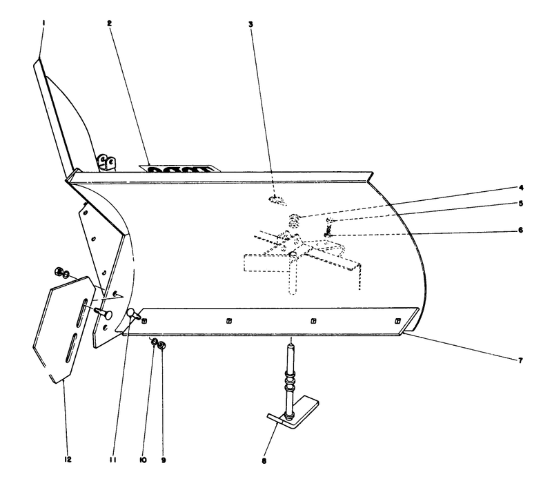 V Plow Model No 30750 optional