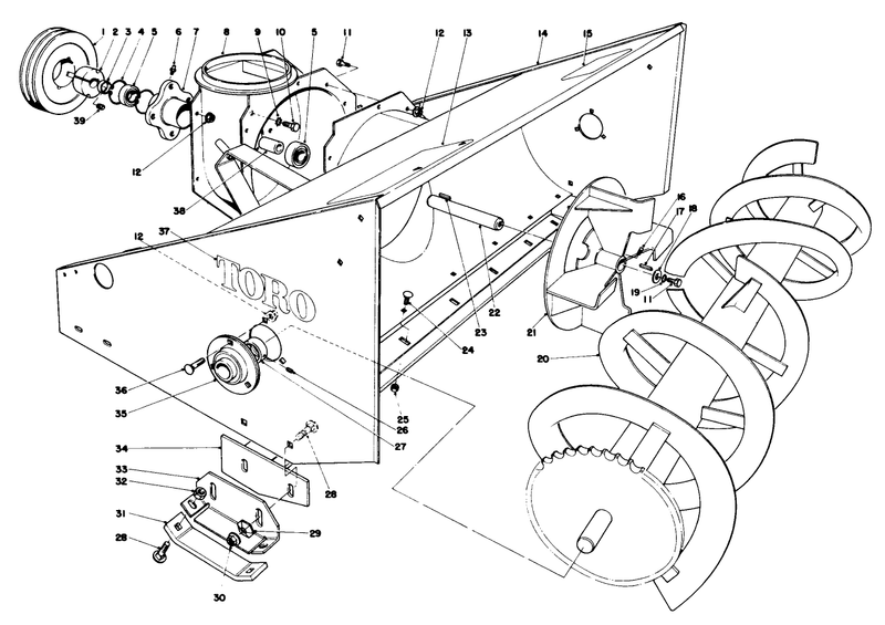 48in Snowthrower Model No 30515