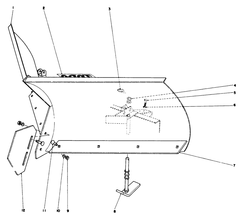 V Plow Model No 30750 optional