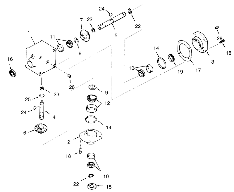 Gearbox Assembly No 1100 010