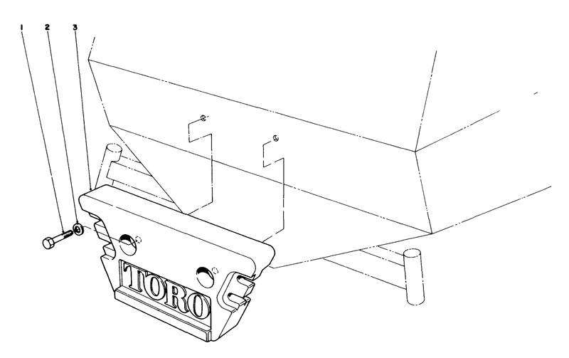 Cutting Unit Model No 30768 continued Rear Weight optional