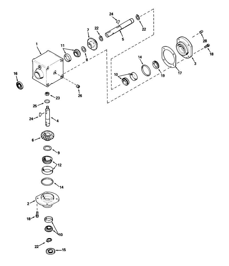 Gear Box Assembly Model No 1100 010 continued