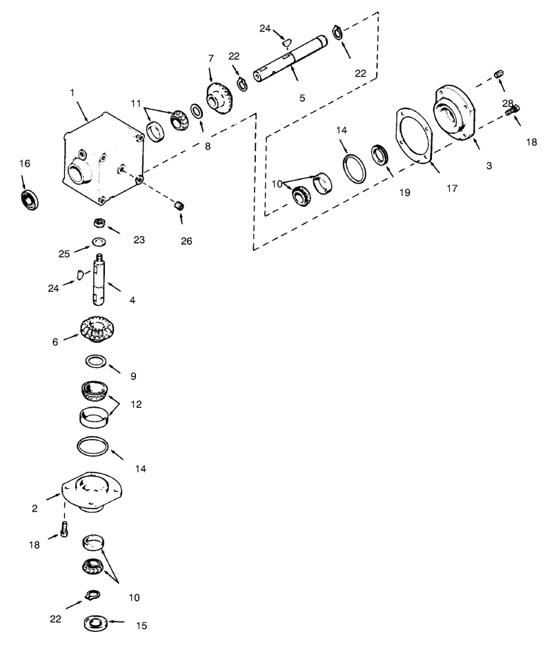 Gear Box Asm No 1100 010