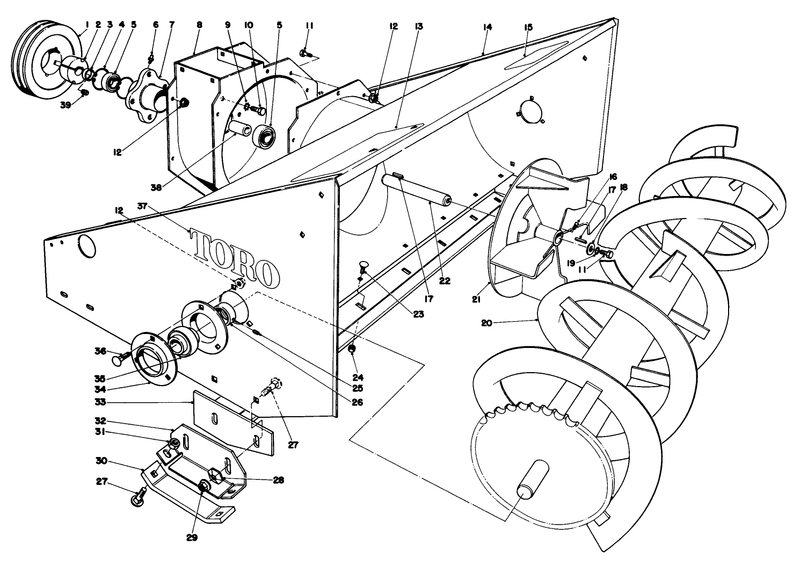 48in Snowthrower Model No 30570